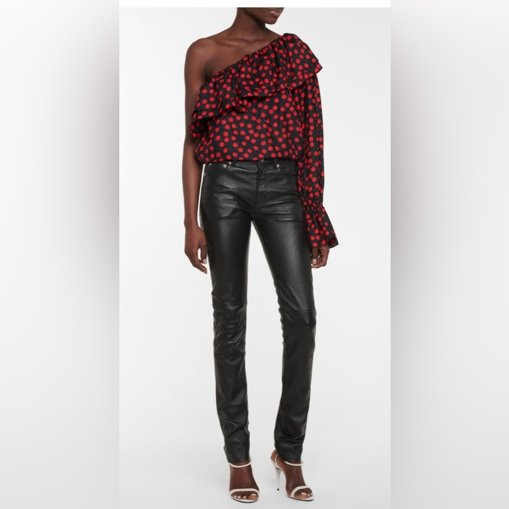 Authentic Saint Laurent one shoulder top -34